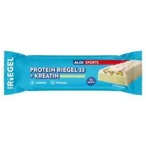 ALDI SPORTS Protein Riegel Kreatin 50 g, Pistacchio White Chocolate