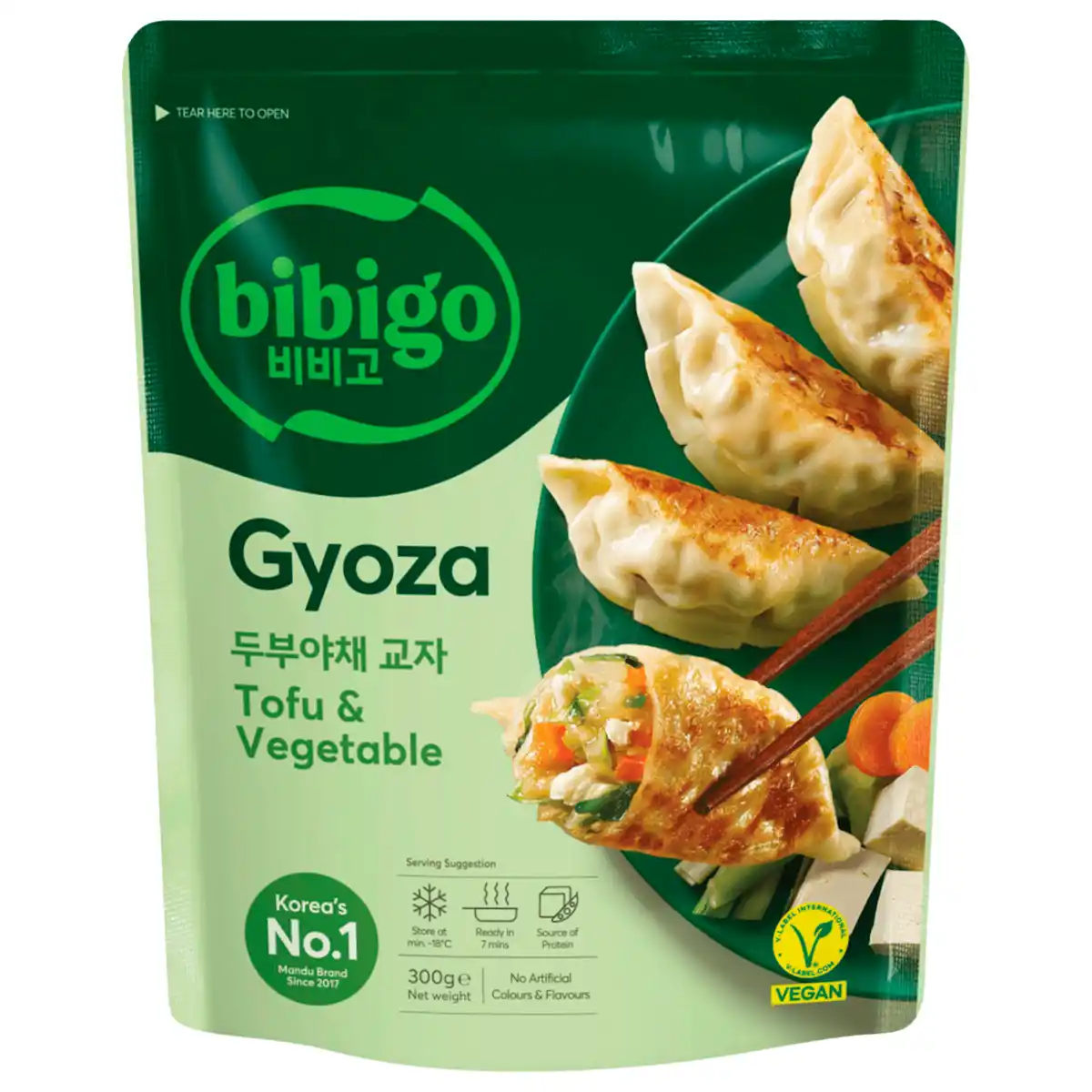 Bild 1 von bibigo Gyoza Tofu & Vegetable vegan 300g