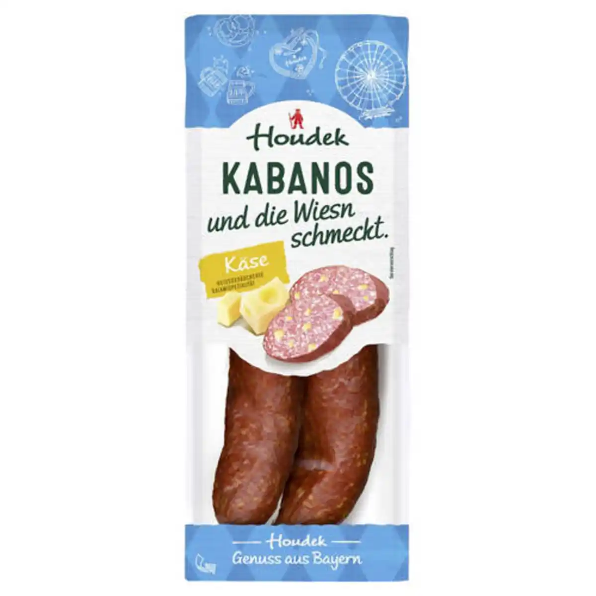 Bild 1 von HOUDEK Kabanos Wiesn, Käse 180 g