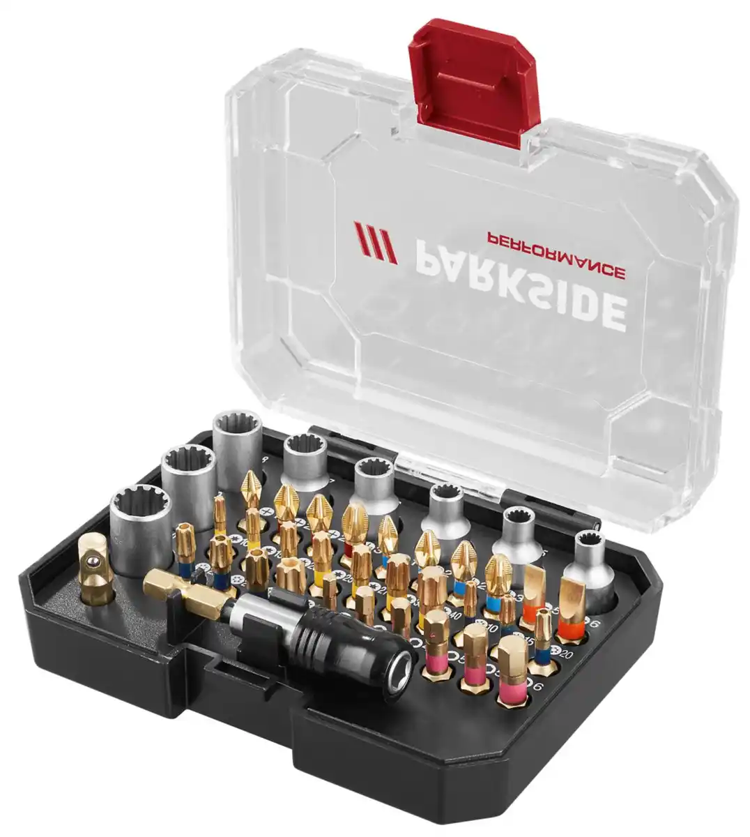 Bild 4 von PARKSIDE PERFORMANCE® Bit- und Steckschlüssel-Set Torsion »PBSP 2 D4«, 40-teilig