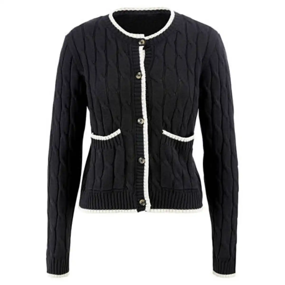 Bild 1 von UP2FASHION WOMEN Damen Cardigan, Schwarz, S (36/38)