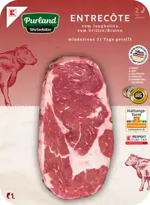 K-PURLAND WERTSCHÄTZE Entrecote, kg