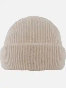 Damen Mütze doppellagig Beige