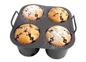 Kuchen- oder Muffinform für Heißluftfritteuse
