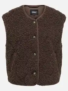 Only TEDDY WAISTCO Teddyweste Braun