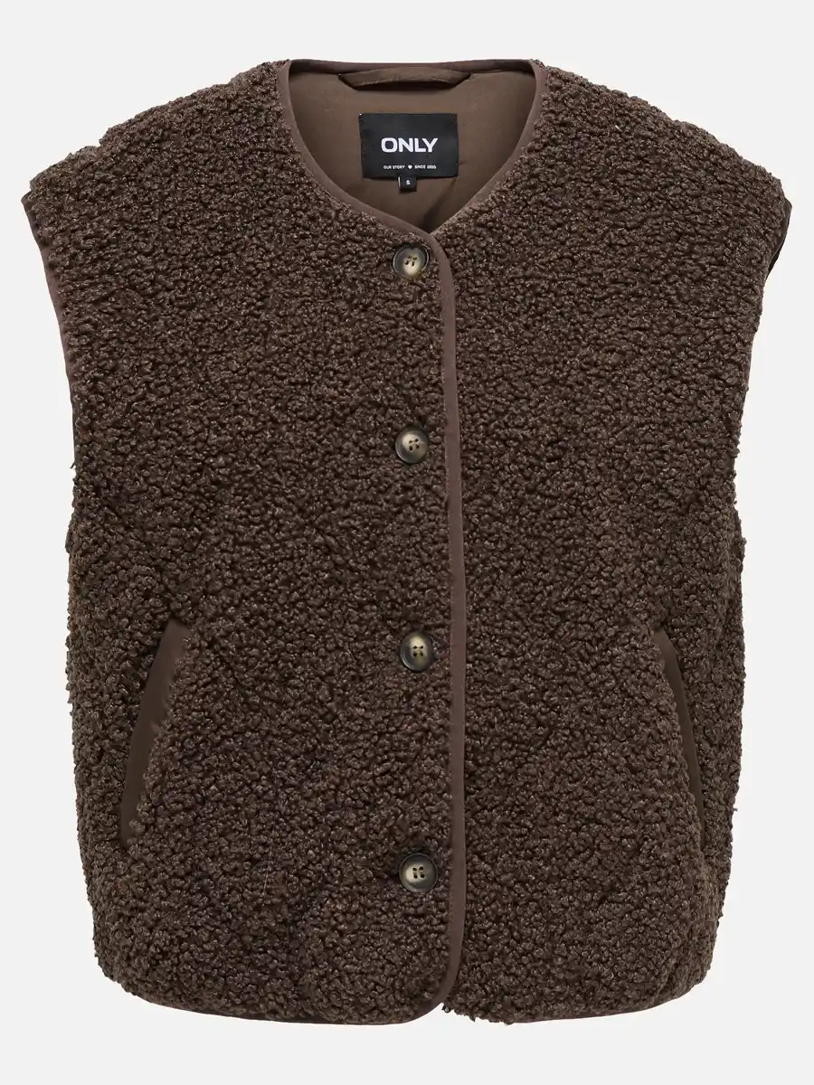 Bild 1 von Only TEDDY WAISTCO Teddyweste Braun