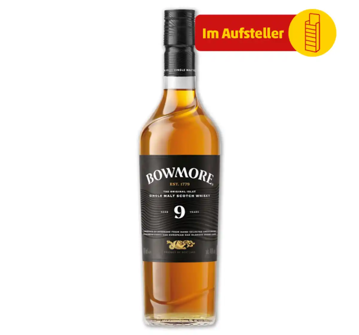 Bild 1 von BOWMORE Single Malt Scotch Whisky 9 J.*