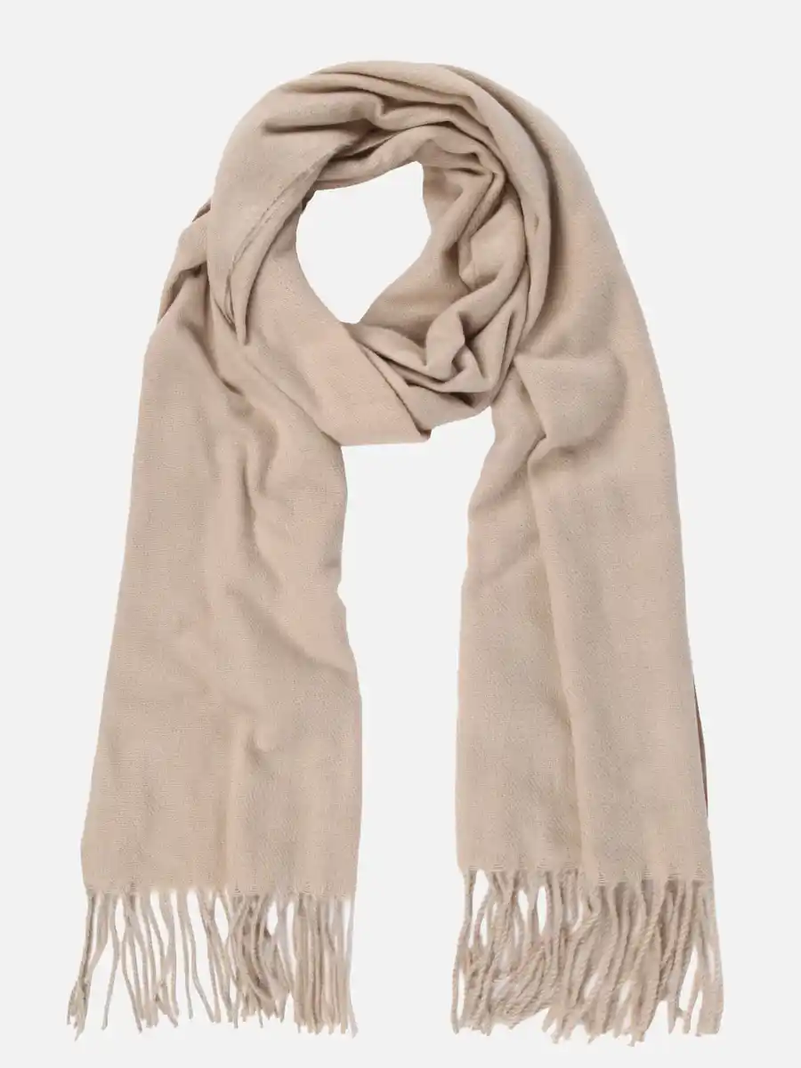 Bild 1 von Damen Schal mit Fransen Beige