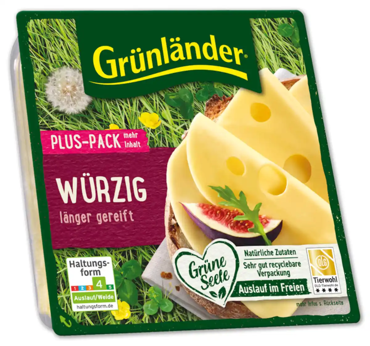 Bild 1 von GRÜNLÄNDER Käse­scheiben*