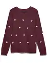 Bild 1 von Vero Moda VMDOFFY INTARSIA LS O Pullover Rot