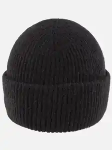 Damen Mütze doppellagig Schwarz