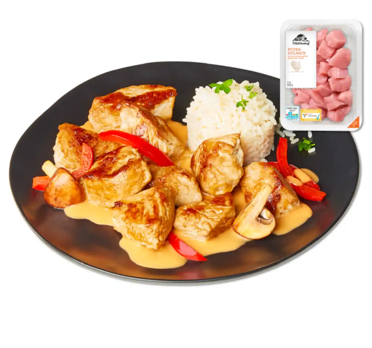 Bild 1 von MÜHLENHOF Frisches Puten-Gulasch*