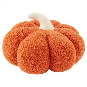 HOME CREATION Herbst-Kissen, Boucle, Orange