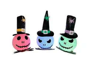 Halloween Kopf mehrfarbige LED
