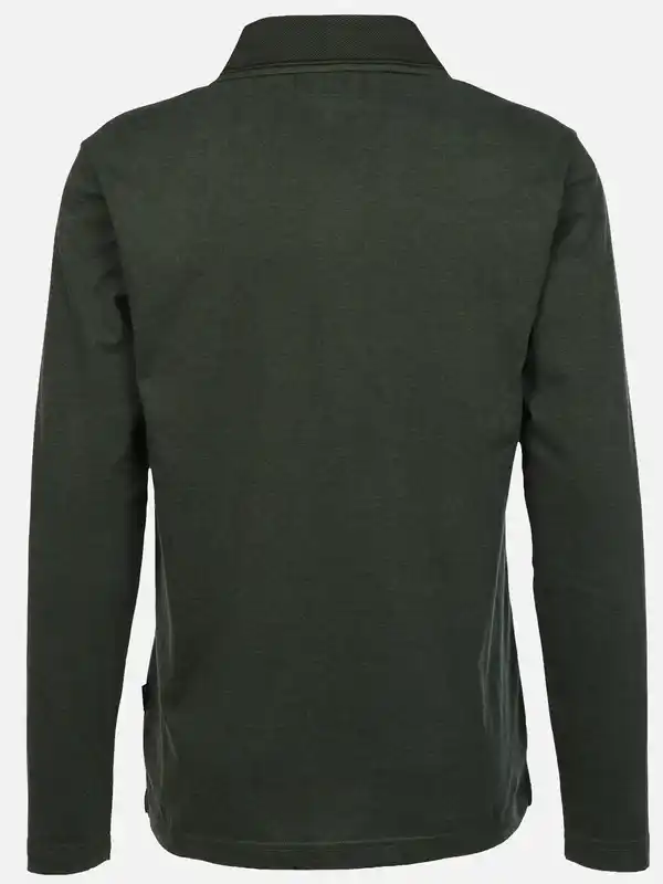Bild 2 von Herren Poloshirt mit langem Arm Grün