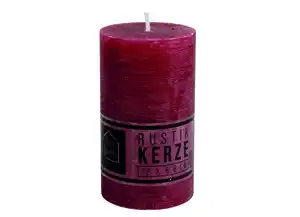Kerze „Rustik“ durchgefärbt
