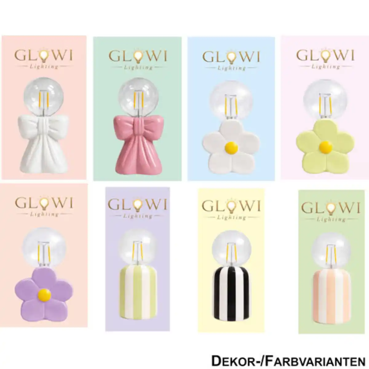 Bild 1 von LED-Deko-Lampe, 8-fach sortiert