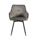 Bild 1 von Armlehnenstuhl Alma grau/schwarz