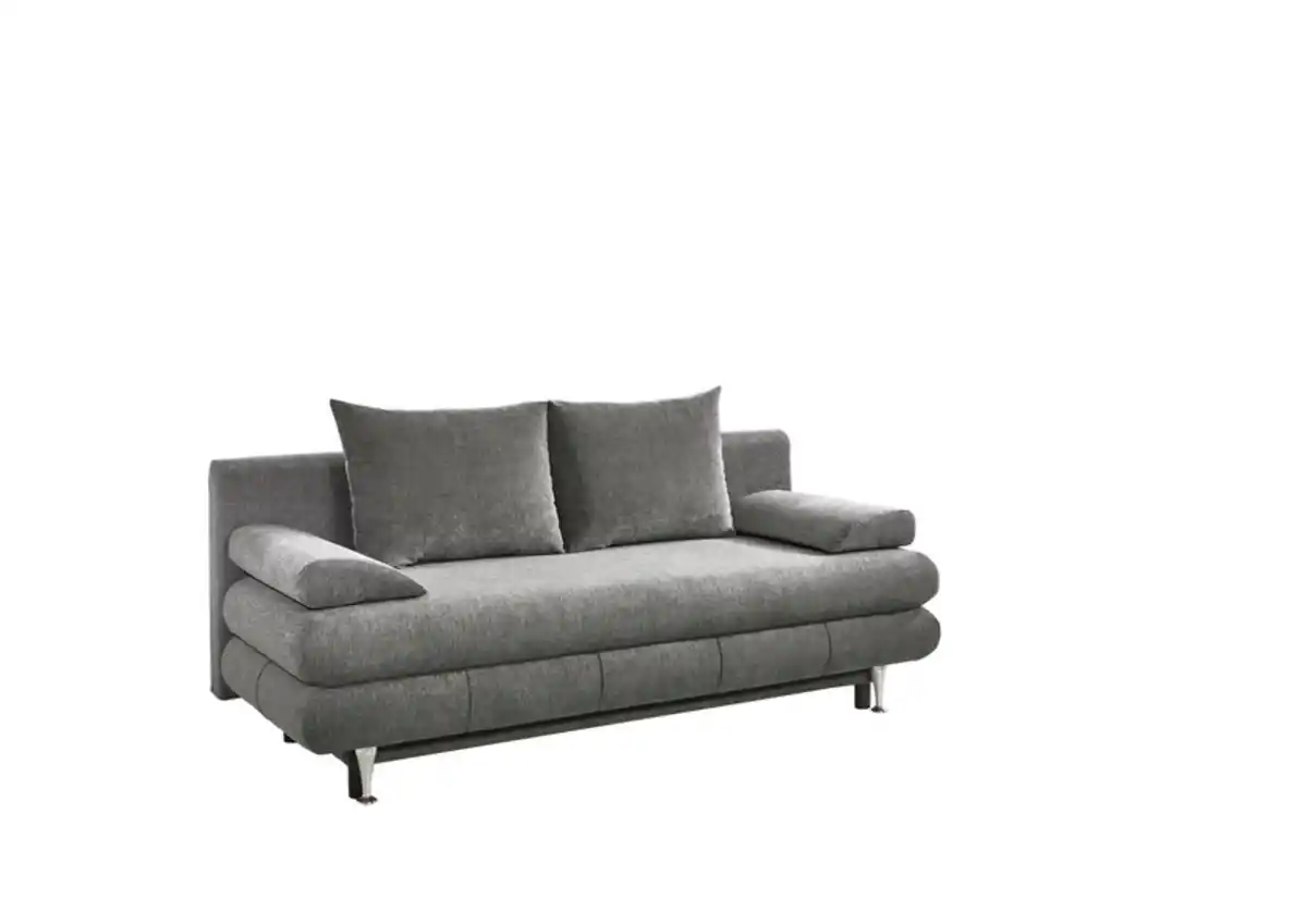 Bild 1 von Schlafsofa Benfeld 196x93x92 cm Webstoff grau
