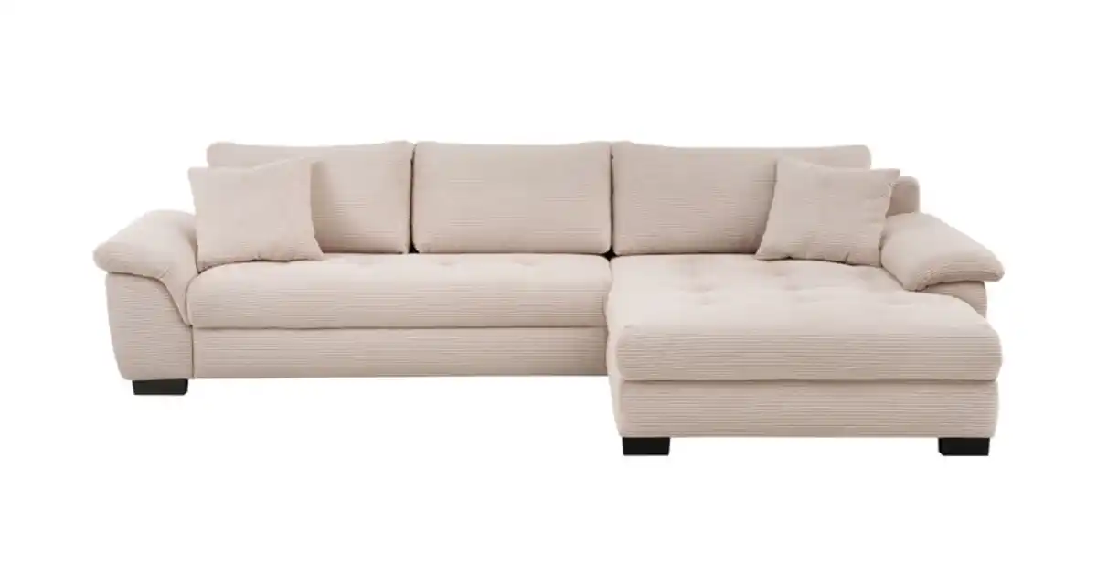 Bild 1 von Ecksofa Daaden Cordbezug beige