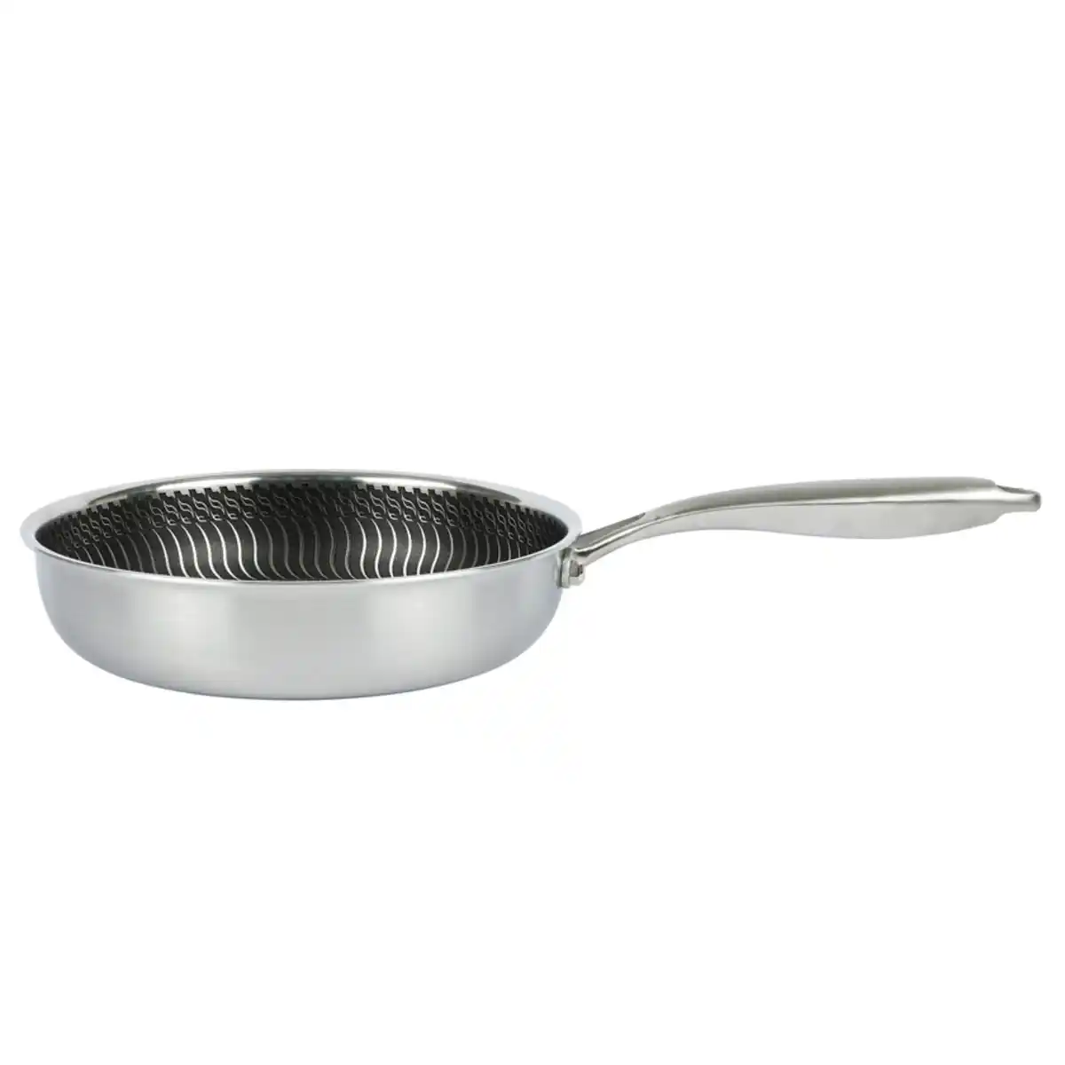 Bild 1 von Bratpfanne Honey Comb Edelstahl/Keramik 50,5 x 28,5 x 5,5 cm Silberfarbig/Schwarz