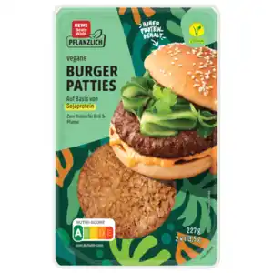 REWE Beste Wahl Premium Burger Patties Vegan 225g