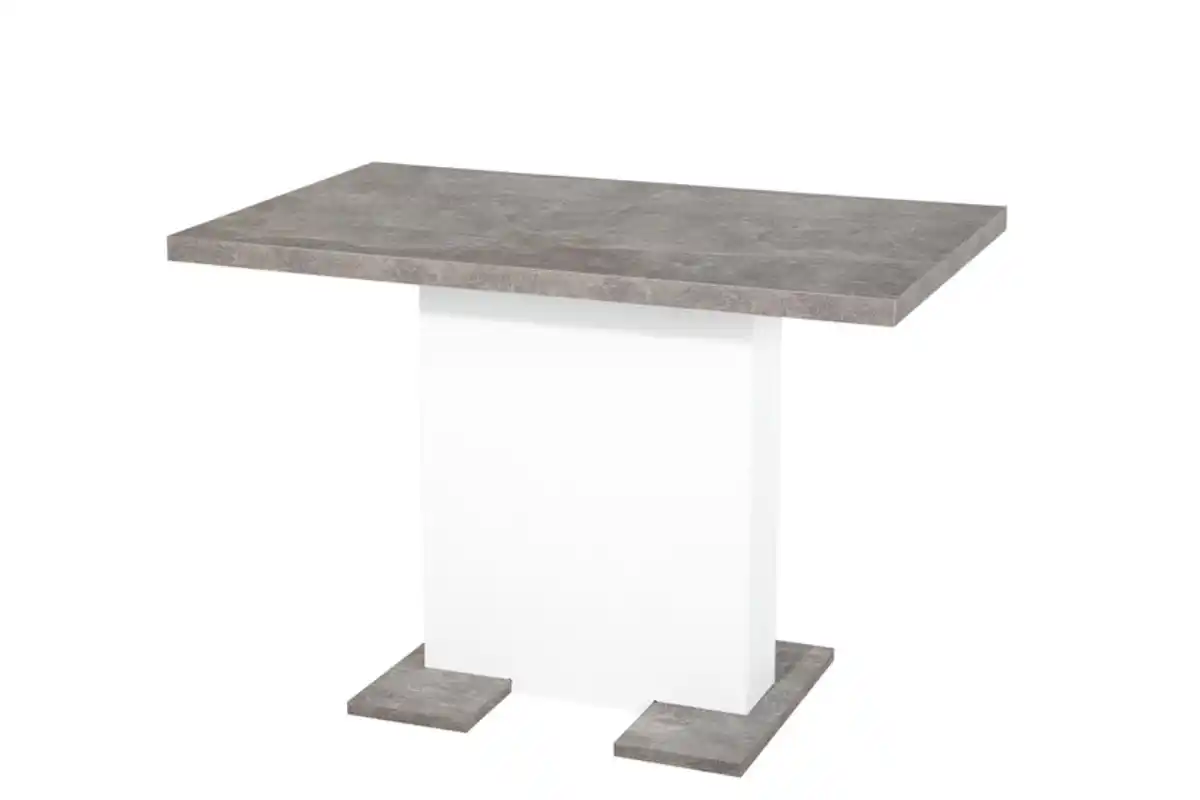 Bild 1 von Tisch Britt Beton-Optik/Weiß 110-150 x 69 cm