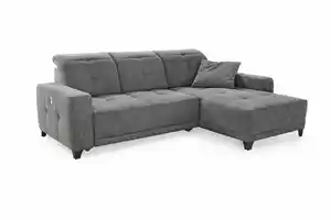Ecksofa Latina 253 x 185 cm grau