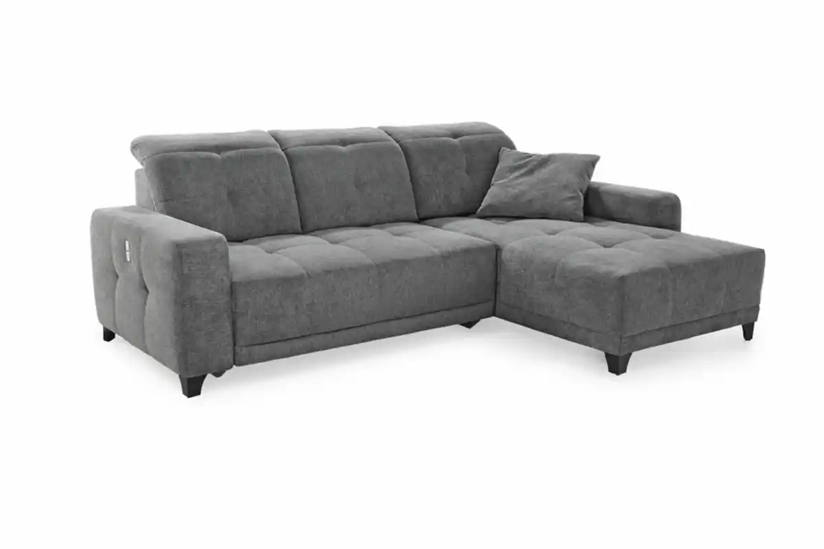 Bild 1 von Ecksofa Latina 253 x 185 cm grau