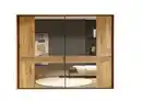 Bild 1 von Schwebetürenschrank Trattino 270,4x209x5x58cm Flagstaff Oak hell