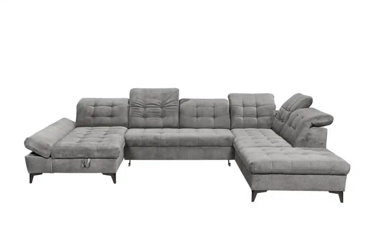 Bild 1 von Wohnlandschaft Grace 345 x 232 x 96 cm Titangrau