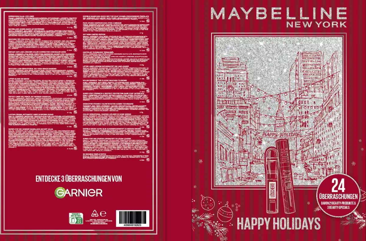 Bild 2 von Maybelline New York Adventskalender 2026