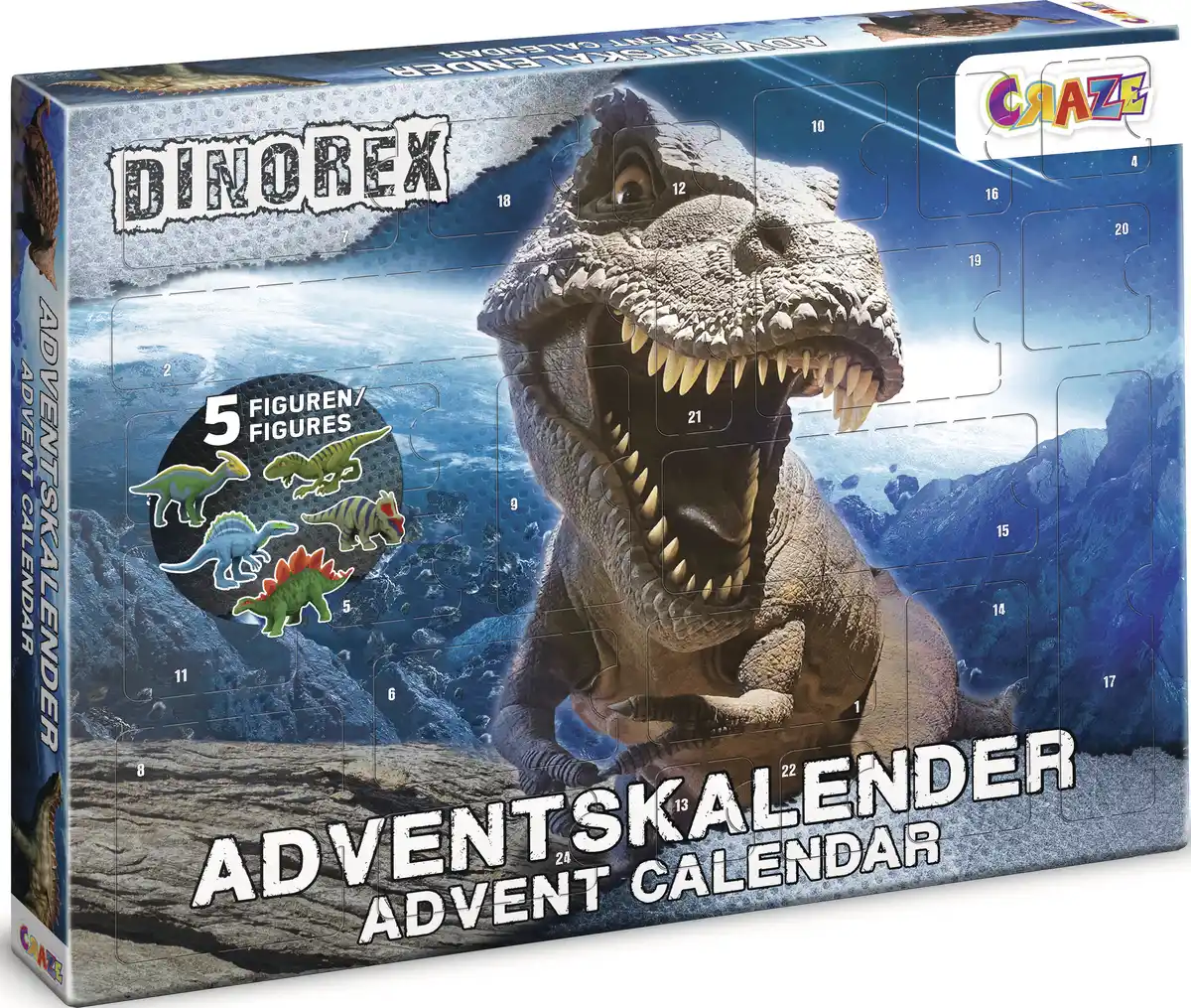 Bild 2 von CRAZE Dinorex Adventskalender 2026