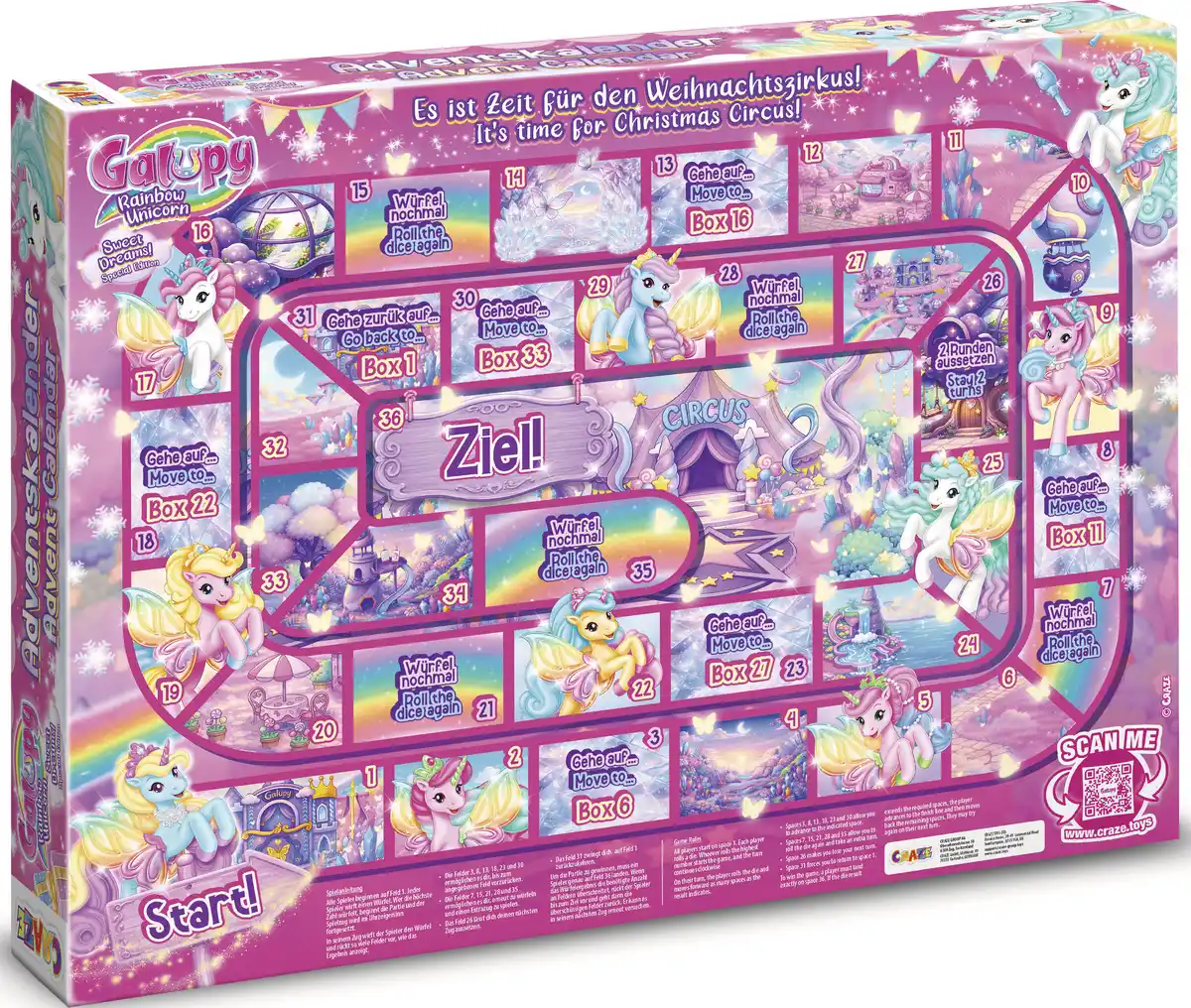 Bild 4 von CRAZE Adventskalender Galupy Sweet Dreams 2026