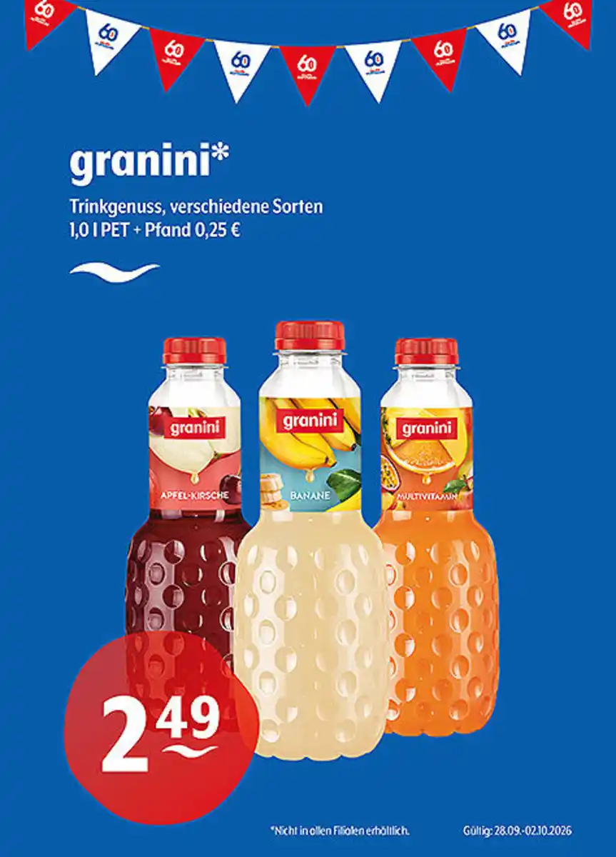 Bild 1 von granini* Trinkgenuss verschiedene Sorten
