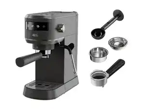 AEG Espresso-Siebträgermaschine »Gourmet 6 EC6-1-6BST«, mit Milchschaumdüse