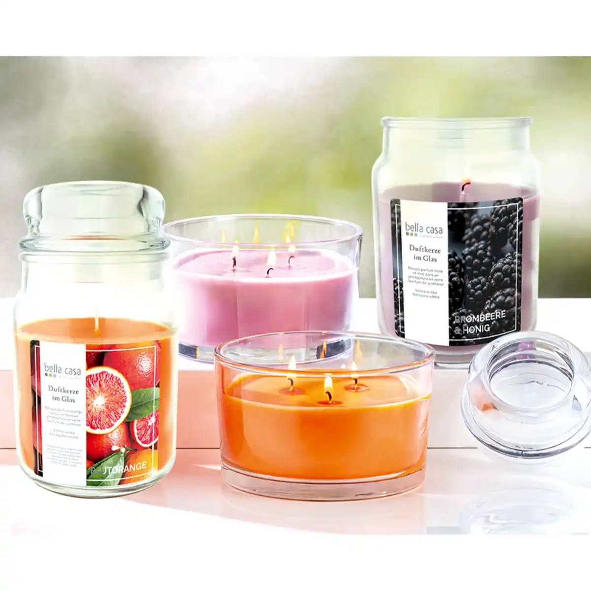 Bild 1 von Bella Casa 3-Docht-Kerze / XXL Bonbonglas