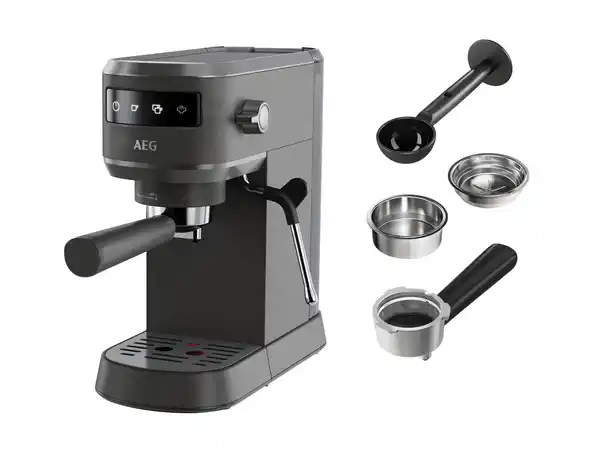 Bild 2 von AEG Espresso-Siebträgermaschine »Gourmet 6 EC6-1-6BST«, mit Milchschaumdüse