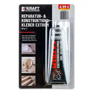 Kraft Werkzeuge Reparatur- und Konstruktionskleber extrem