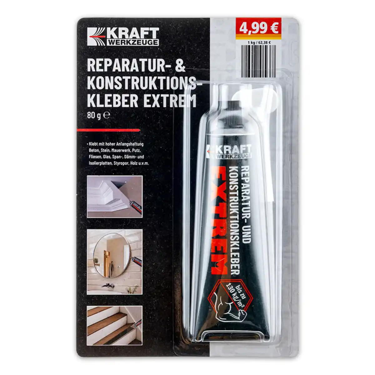 Bild 1 von Kraft Werkzeuge Reparatur- und Konstruktionskleber extrem