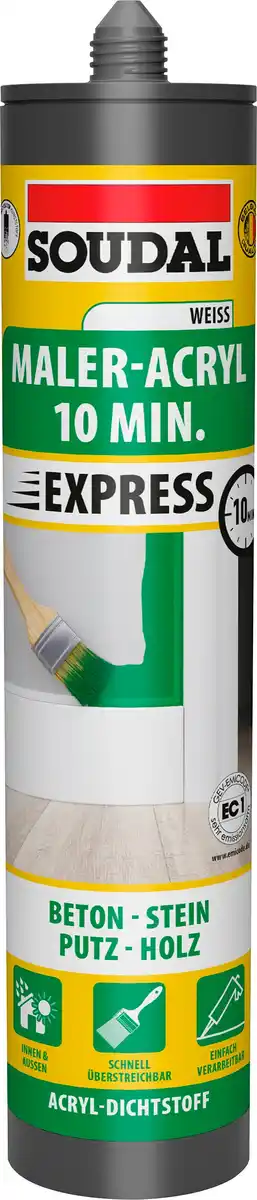 Bild 1 von Soudal Maleracryl 10 Min. Express weiß 300 ml