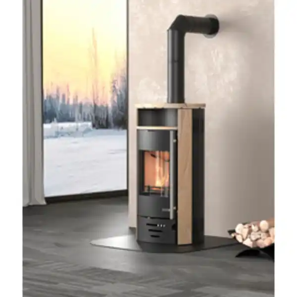 Bild 2 von accente Kaminofen »CASABLANCA 4.0 AL STS«, BxH: 53 x 112,6 cm, Sandstein
