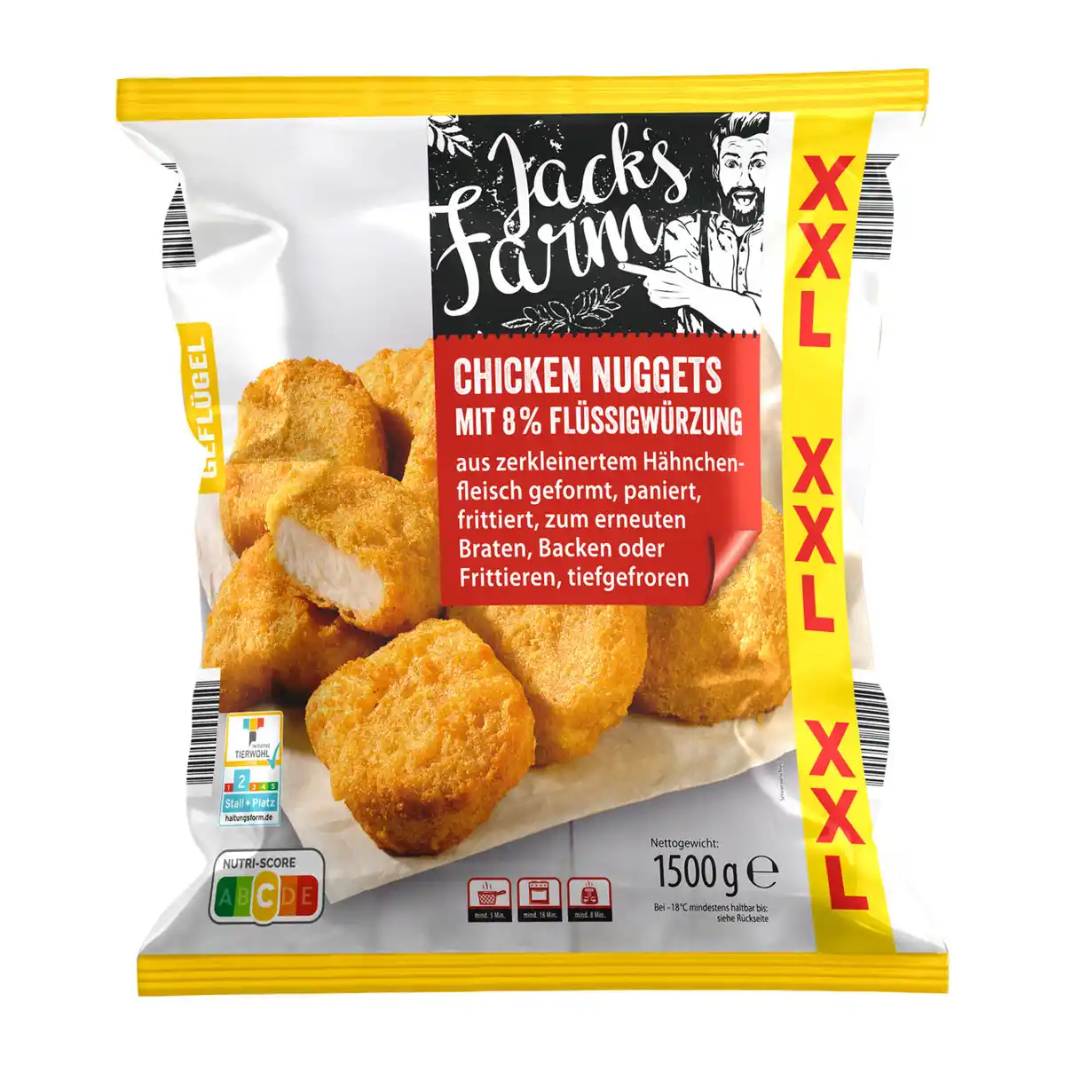 Bild 1 von JACK’S FARM Chicken-Nuggets XXL