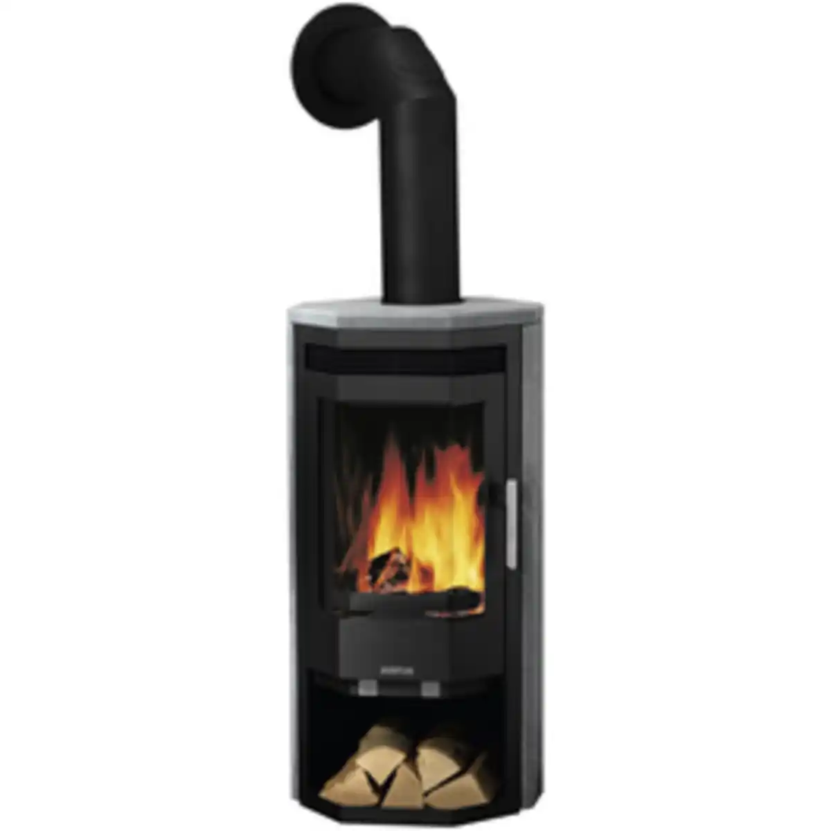 Bild 1 von JUSTUS Kaminofen »Usedom 5«, grau, Speckstein, 5 kW