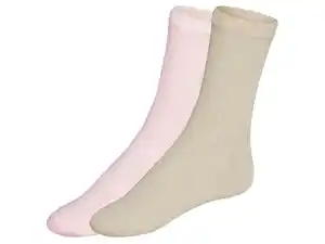 ESMARA® Damen Kuschelsocken, 2 Paar, flauschig weich