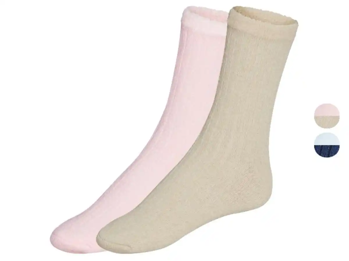 Bild 3 von ESMARA® Damen Kuschelsocken, 2 Paar, flauschig weich