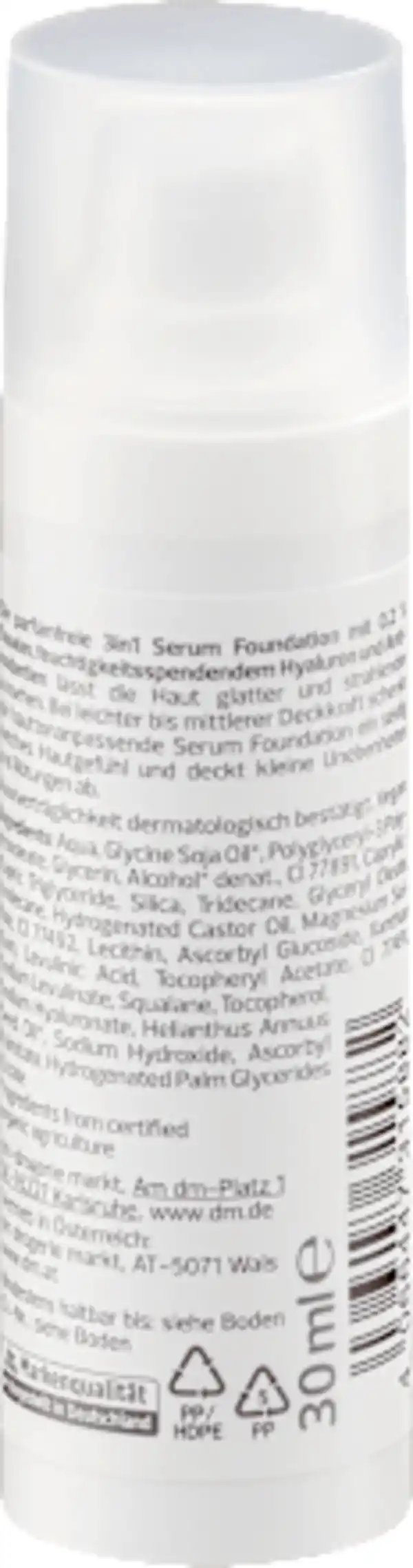 Bild 2 von alverde NATURKOSMETIK Serum Foundation 3in1 mit 0,2% Squalan, 30 ml