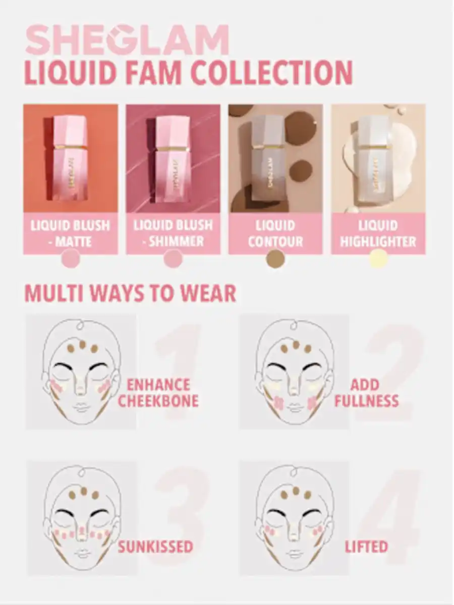 Bild 4 von SHEGLAM Blush Liquid Matte Color Bloom Finish-Hush Hush, 5,2 g