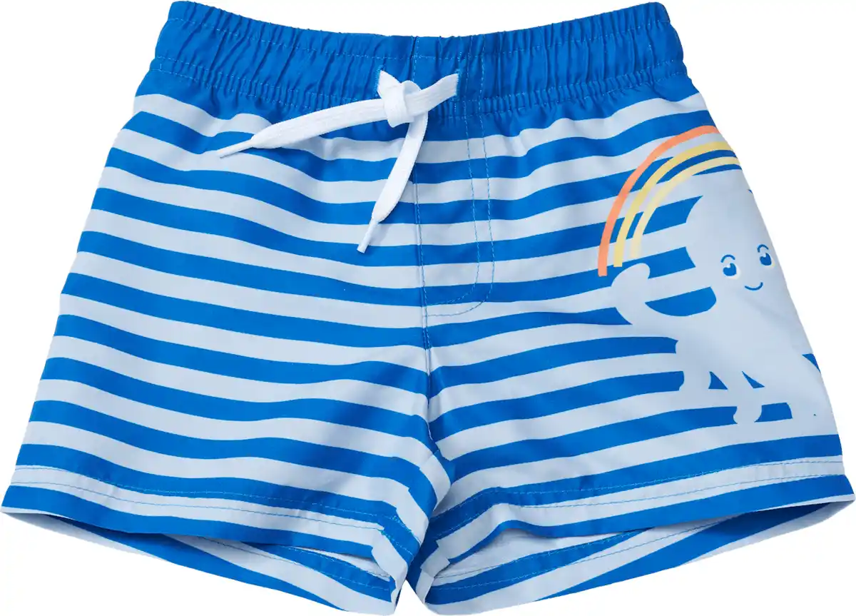 Bild 1 von PUSBLU Badehose mit Oktopus-Motiv & Tasche, blau, Gr. 122/128, 1 St