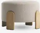 Bild 1 von Pouf DALAGER Ø56 beige Stoff